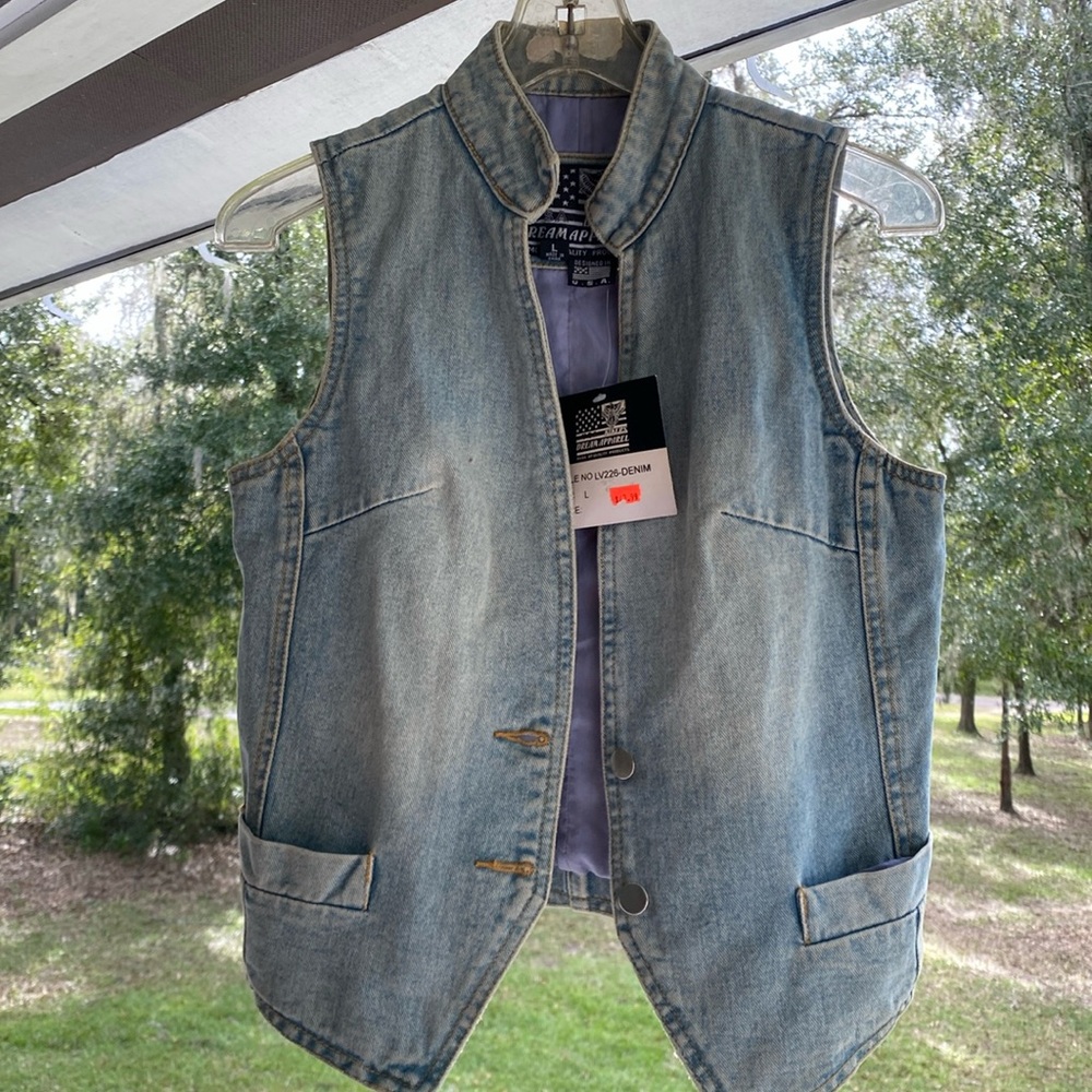Deadstock Biker Dream Apparel Denim Vest
